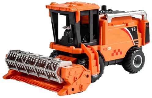 CAR giocattolo con alimentazione attrito - Modello di mietitrebbia inerzia per bambini, camion fattoria simulazione resistente, veicolo creativo | Educational Play Car for Children bambini Bambini