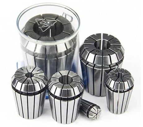 ER40 ER32 ER25 Set Spring Collet Chuck AAA 0.003mm for CNC Milling Tool Holder Engraving Machine Metal Aluminum Box(Accuracy 0.003mm(UP),ER32-18PCS)