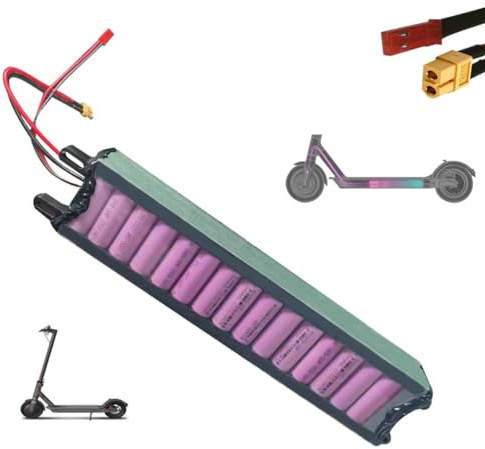 JCXYL EV Batería de Litio para Patinete eléctrico M365 (36 V, 4,4 Ah, 5,2 Ah, 6,6 Ah, 7,8 Ah y 10,4 Ah),36v,6.6Ah