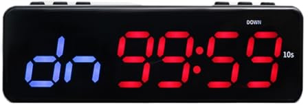 LatoYard Minuteur numérique de sport avec écran LED, batterie rechargeable, contrôle par application pour HIIT, Tabata, EMOM, FGB et entraînements à intervalles personnalisés