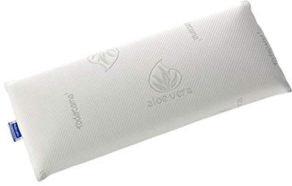 Todocama - Viskoelastisches Kissen, 80 cm Kern kompakt, doppelter Bezug mit Reißverschluss, Aloe-Vera-Gewebe, thermoregulierbar, anpassbar an den Hals.