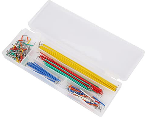 YWBL-WH Breadboard Jumper Wires Kit 140Pcs Solderless U Shape Black Red For Arduino Electronic Prototyping Diy Circuit Projects