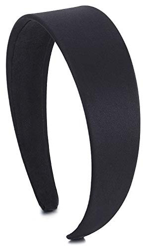 Klassischer Basic Schwarz Band Haarreif Haarkranz Stirnband Kopfband Haarband Minimalistischen