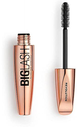 Revolution Beauty, Big Lash Volume Mascara, Volumen- & Verlängerungs-Mascara, Leichtes Gefühl, Schnell Trocknend, Tierversuchsfrei & Vegan, Tiefschwarz