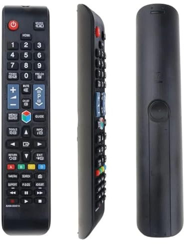 Ziyan Ersatzfernbedienung Ersatz Passend Fernbedienung für alle Samsung Smart TV Fernseher TV AA59-00581A AA59-00582A BN59-01178B