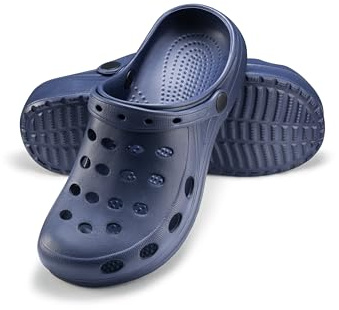 ESTRO Gartenschuhe Damen Gartenclogs Herren - Gartenschuhe Herren Leicht Damen Clogs Unisex Garten Clogs A02 (39, Dunkelblau)