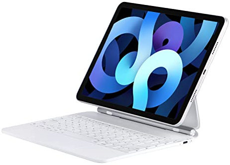 Dolpking Magic Keyboard - Funda para iPad Air de 11 pulgadas (M3 2025 / M2 2024) y iPad Pro de 11 pulgadas (4ª/3ª/2ª/1ª generación), teclado para iPad Air de 4ª/5ª generación con trackpad multitáctil
