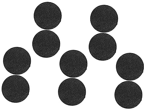 VINTORKY Lot De 10 Râpes à Pieds Électriques Double Face Grains Noirs, Outil De Pédicure Pour Éliminer Callosités, Pieds Rugueux, Usage Domestique, Maniable Et Solide