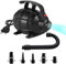 DAJASD Electric Air Pump, 600W Inflator Deflator, Electric Inflator with 5 Nozzles, Inflatable Mattress Inflator for Buoys, Boats, Inflatable Pool, Sup, Yoga Balls