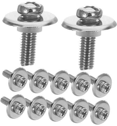 Zerodeko M5 Pot Lid Screw and Gasket Kit, Stainless Steel Replacement Washers, 40 Sets, Tight Seal for Cookware and Home Kitchen Repair, Wok Lid 30cm