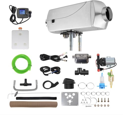 12V Luft Dieselheizung Standheizung, 8kW Standheizung Diesel, itegrierte Wasser-Luft-Heizung, -40 ℃ - + 20 ℃ Arbeitstemperatur Air Diesel Heizung mit Hochlandmodus, automatische Temperaturregelung