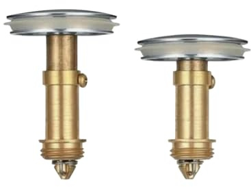 Verazquy Universal Pop Up Sink Plug Replacement, 38mm Click Clack Bathroom Push Drain Stopper Plugs, Compatible with a Wide Range of Wash Basins, and Kitchen Sinks.