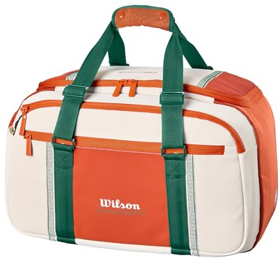 Wilson LAUREN GARROS 2026 - Bolsa de raqueta de tenis pequeña, color crema/CL