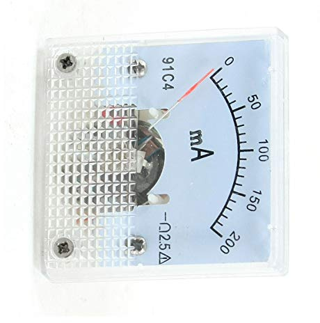 Aexit Amperometro amperometrico analogico quadro amperometrico a quadrante analogico da 2,5 mm DC ID: 628056