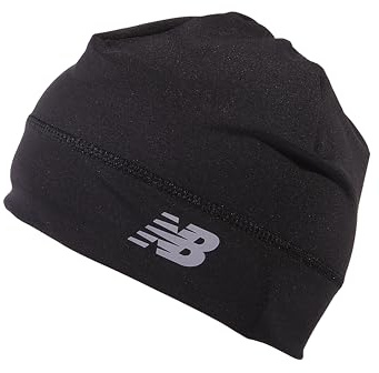 New Balance Lightweight Running/Athletic Skullcap Hat Black