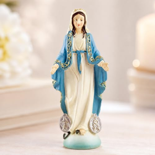 DurableDelights Virgin Mary Statue Catholic, Religious Decor