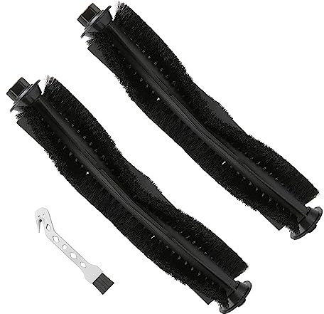 Fixbetter 2 Stück Ersatz Hauptbürsten für Proscenic M7 Pro M7 MAX M8, für Uoni V980MAX, für HONITURE Q6, für Kyvol Cybovac S31 Staubsaugerzubehör