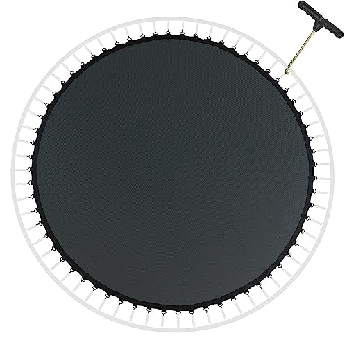EUPXRHY Sprungtuch Trampolin 366cm mit 80 Ösen, Ersatzteile Trampolin Sprungtuch Ø 366cm, Befestigung Sösen 8-Fach Vernäht, Sprungmatte Anwenden zu Gartentrampolin - Federn 16.5cm
