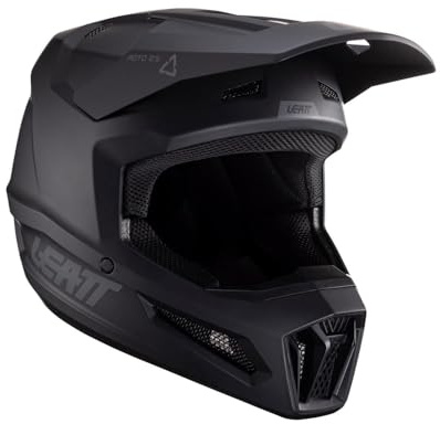 Leatt 2.5 V24 Stealth Motocross hjälm, schwarz, M (57/58)