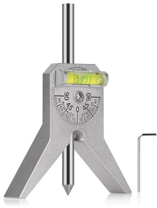 Rohrmittensucher, Marker-Zentrierwerkzeug, Pipefitter-Werkzeuge, Sicherheits-Rohrmarkierer-Zentrierkopf-Werkzeug, 4-Zoll-Y-Basis, mit Verstellbarem Blasen-Winkelmesser