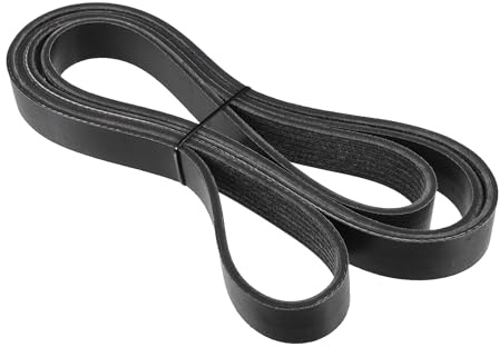 Hihaha Serpentine Belt 56992RNAA03 for Honda Civic 07 1 Pcs | Inner Serpentine Drive V-Ribbed Belt, Durable EPDM, Black