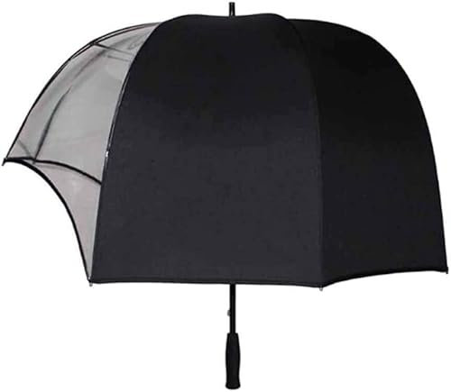 BOGAZY Schirm Regenschirm Helmförmige Kuppel Regenschirm Windfest Großer Golfschirm Leichtes Baldachin Entlüftete Stick Regenschirm Sonnenschirme sturmsicher Regenschirm (Color : A, Size : 90cm)