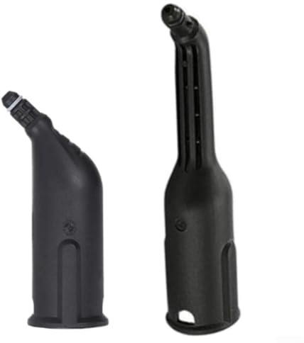 Emiif Power Nozzle Brush Replacement For Karcher SC1, SC2, SC3, SC4,SC5 Steam Cleaner-1 Pack Long Neck Nozzle And Black Nozzle