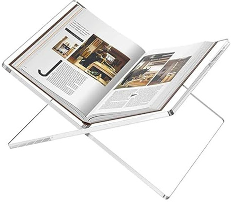 Acryl Buchständer, Acryl Buchablage, Offener Lesebuch Stand, Klarer Buchhalter, Acryl Kochbuchhalter, Koran Halterung, Funktional Klarer Extra Dicker Leseständer Für Bibeln