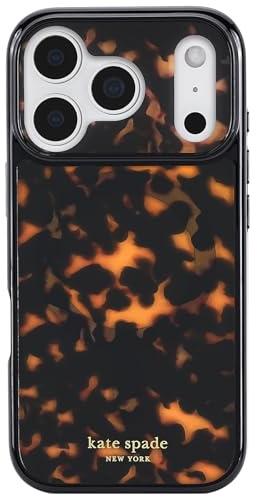 Kate Spade New York iPhone 17 Pro Case - Compatible with MagSafe - Designer Phone Case - Tortoise