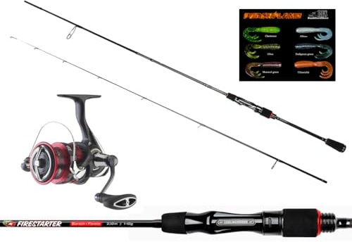 Angelset Forelle & Barsch - Firestarter Rute + Rolle Ninja LT 1000