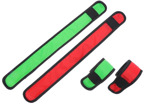 VICASKY 4 Stück Pack LED Pferdebeinbandagen Atmungsaktive Knöchelbandage mit Schnellverschluss Wetterfeste Leuchtende Beinschlaufen für Pferde bei Nacht Reitzubehör