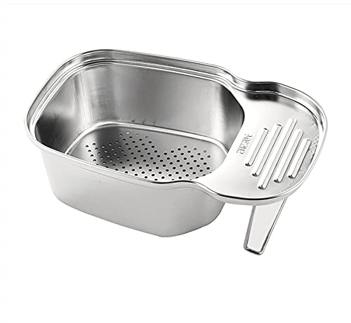 Passoire d'évier,Filtre d'évier de selle de cuisine - Attrape-nourriture pour éviers de cuisine Élimination des déchets Outils de vidange Home Kitchen Essentials Delr