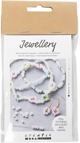 Creativ Mini-Bastelset Schmuck, Schrumpf-Kunststoffarmbänder, 1 Packung