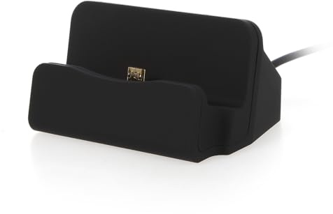 YSJJZRL Micro USB - Base de Chargeur de Support de Charge Filaire pour équipement Android Micro Port (Noir)
