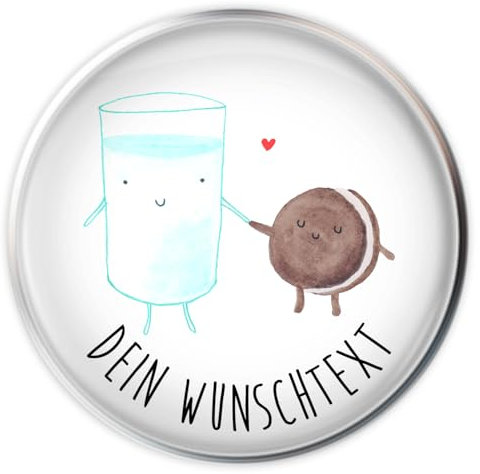 Mr. & Mrs. Panda Waschbecken Abfluss Milch Keks - Personalisierte Geschenke, Personalisierung, Stopfe, Stöpsel, Stopfen, Wunschtext, Lustige Sprüche, Kaffee, Kekse, Cookie, Milk