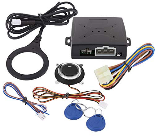Auto-Motor-Druckstartknopf, Schlüsselloser Druckstart-Motorstarter, Zündung, RFID-Autoalarm-Transponder, Wegfahrsperre, Kann in Den Meisten Autos Verwendet Werden