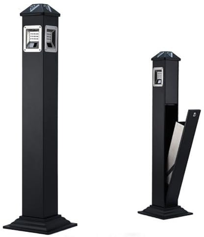 GZGHRZQS Cendrier sur Pied extérieur/cendrier sur Pied/Cigarette en Acier Inoxydable avec Seau intérieur/Jardin arrière-Cour Bureau à Domicile pub Restaurant intérieur extérieur