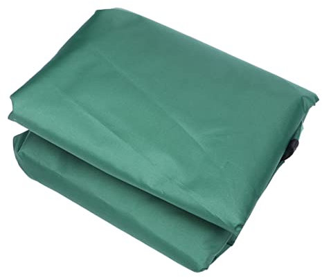 TINEASUR Gartenschaukel Abdeckung Mit Gummizug Polyester TAFT Schutzhaube Grün Gewellter Abschluss Wetterfeste Abdeckung Für Terrassenschaukeln Und Outdoor Sitze