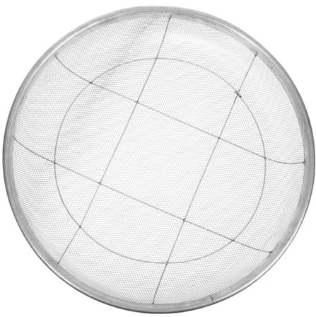 SUPVOX Setaccio da giardino per terreno e sabbia, setaccio a maglia fine da 2 mm, setaccio a mano, manico comodo, strumento versatile