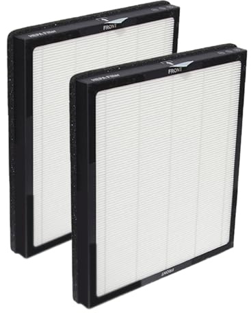 PUREBURG Filtro de repuesto compatible con DAYETTE & FRESHDEW AP303 AP304 purificador de aire, 1 paquete (2 filtros), carbón activo H13 HEPA y prefiltro (lavable)