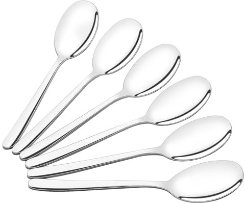 Ionoloy Stainless Steel Serving Spoons, 8 Pieces Large Buffet Spoons