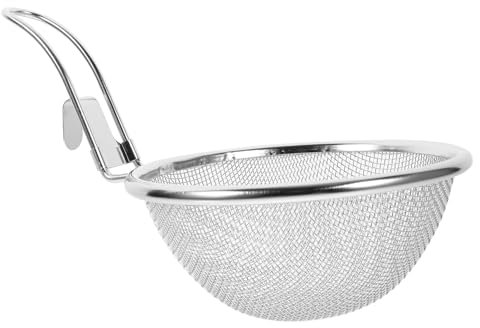 Cabilock Cooking Strainer Food Colander Stainless Steel Hot Pot Strainer Long Handle