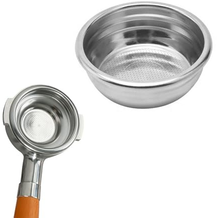 Panier filtrant à expresso, 58 mm, 2 tasses, panier à café, filtre à café en acier inoxydable, accessoires pour machines à expresso, pièces de rechange, porte-filtre à café, pour porte-filtre de 58 mm