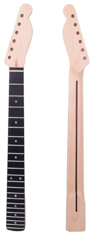 Gitarrenhals Ersatz Ahorn 22 Bund Palisander Griffbrett Mit Pfirsich Knochen Sattel Hals Geeignet Für TL Gitarre Zubehör(With line)