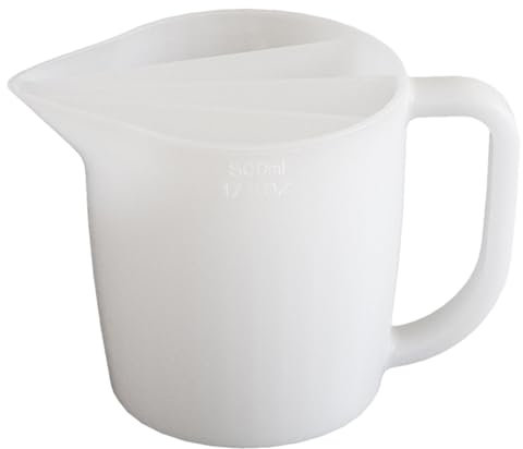 Split Color Mixing Cup - Recipiente de silicona para esparcir pintura, 500 ml, herramienta de resina de manicura, vaso de color, jarra separadora de pigmentos, cuenco mezclador de arte para spout y