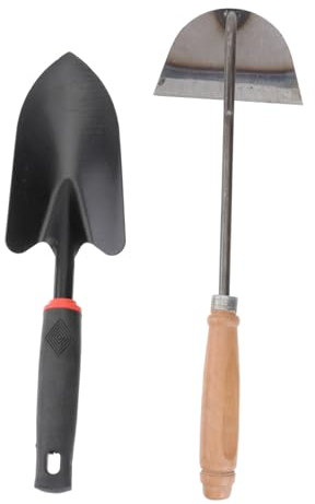 HEMOTON Pelle Et Houe Petite Houe Agricole Et Pelle De Jardinage Outil De Jardinage Multifonctionnel pour Désherbage Et Repiquage