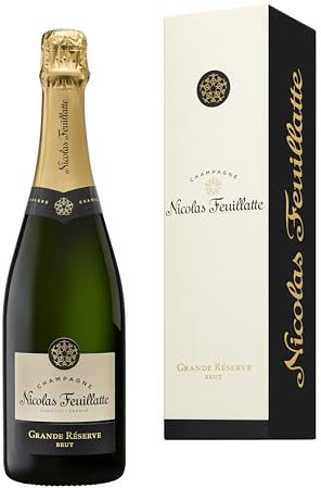 Champagne Nicolas Feuillatte Grande Reserve Brut en coffret, 75cl (Lot de 6)