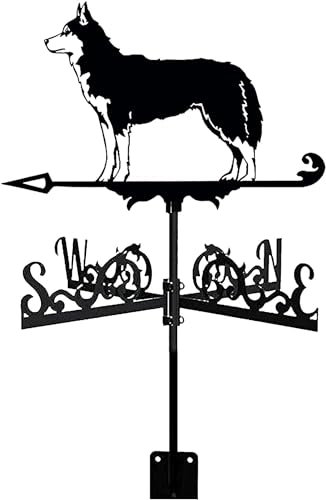 Banderuola segna in Metallo, banderuola segna in Ferro per Esterni, indicatore di direzione del, Strumento di misurazione del Nero (A) (E)