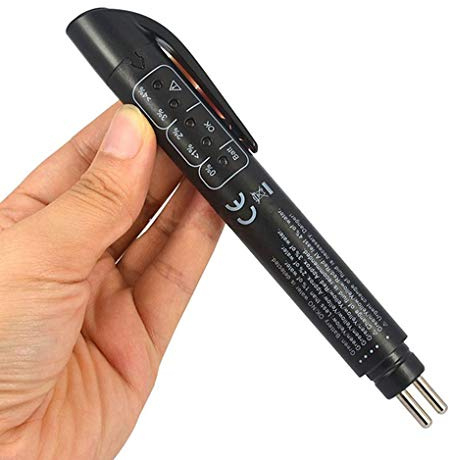 Herramienta de comprobador de líquido de frenos de automóviles líquido de probador vehículo frenos Detección de aceite pluma de la prueba del detector DOT 3 DOT 4 DOT5.1 Auto Tester