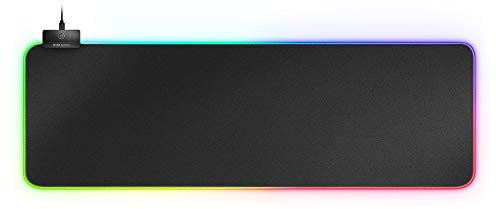 MARSGAMING MMPRGB2 XXL, Alfombrilla Ratón 800x300x4 mm, RGB 12 modos, 2 USB 2.0